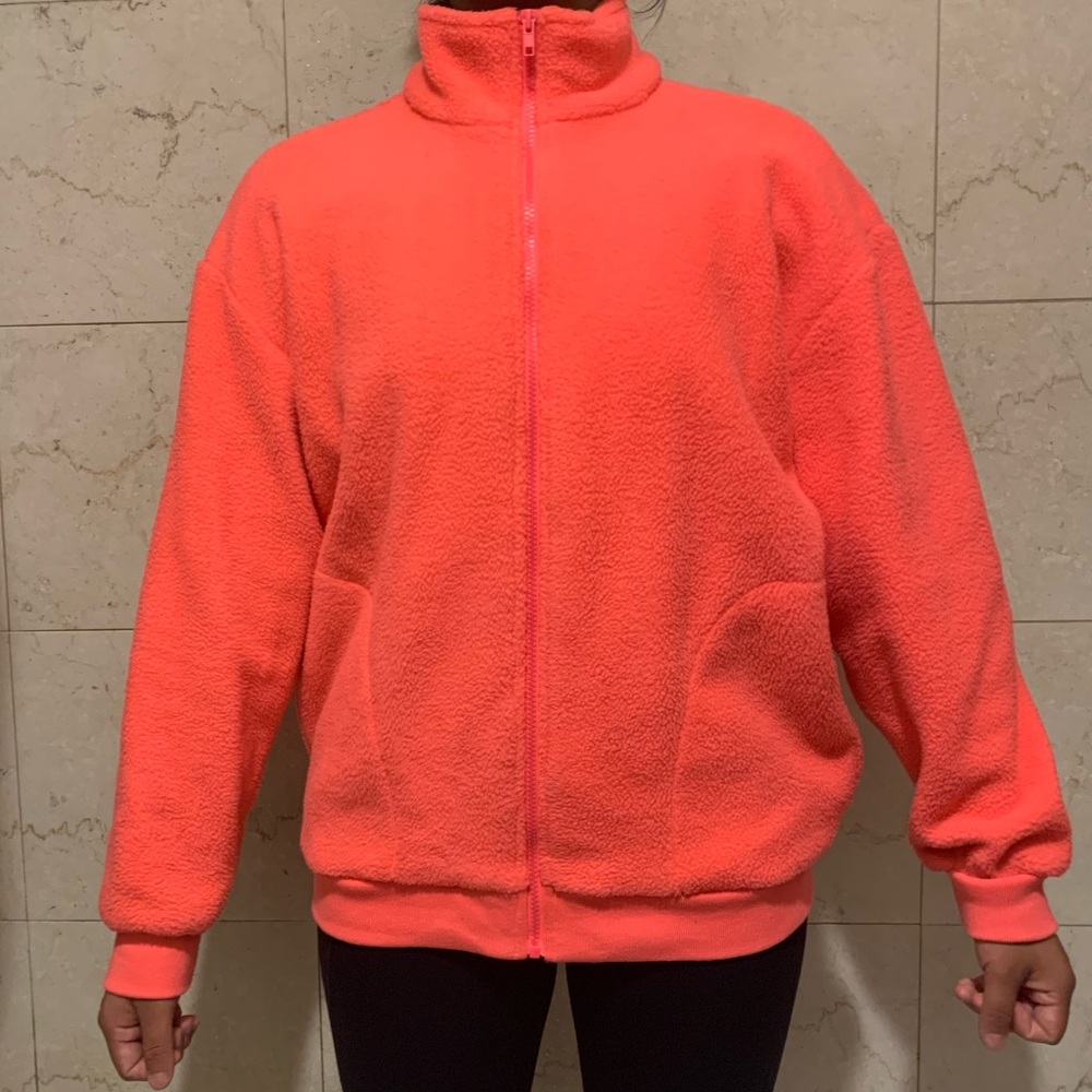 Urban Outfitters Fleece Zip-Up Jacket